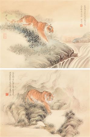 Two Tiger Paintings