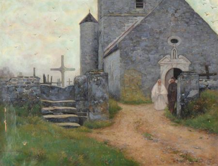 "Old Church at Audresselles - France"