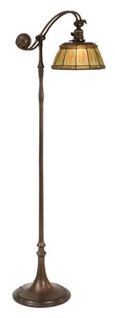 "Linenfold" Counter-Balance Floor Lamp