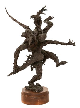 Untitled (Two Figures Fighting)