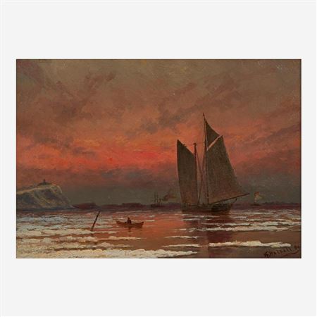 Sample artwork by William Halsall (1841 - 1919), known for historical ships, sea-landscape - View similar artists and auction records