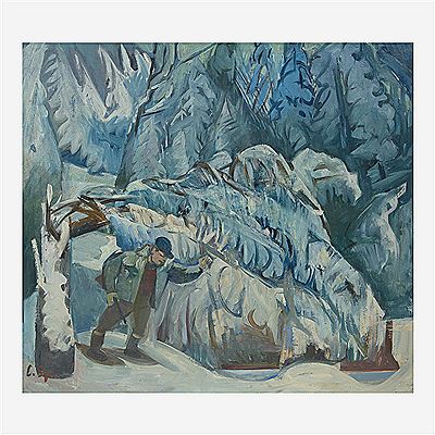 The Blue Ice Forest