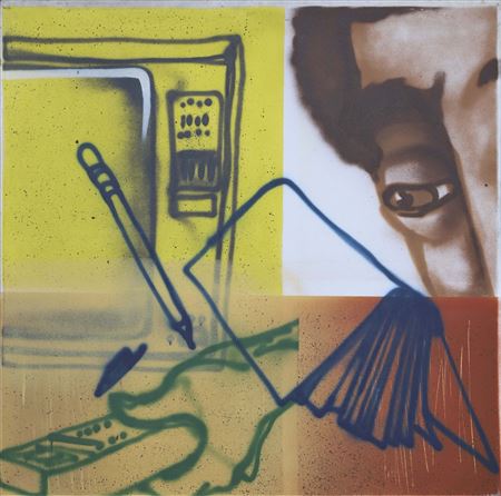 Brainwatch, eyes on this 1991 by Jay One - Auction record, sale price, and art valuation. Compare with similar artists and explore comparable artworks.