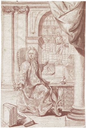 A scholar in his study
