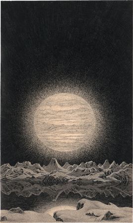 "Eternity": Radiant planet over the Arctic Ocean