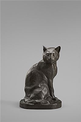 Die Katze by Etha Richter - Auction record, sale price, and art valuation. Compare with similar artists and explore comparable artworks.