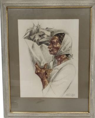 Hand Signed Figure Drawing