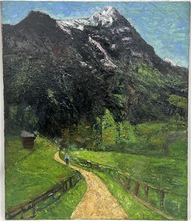 Mountain Landscape with Side Road