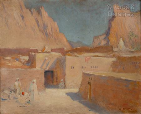 Red village in El-kantara