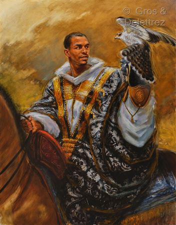 The Falconer by Christian Libessart - Auction record, sale price, and art valuation. Compare with similar artists and explore comparable artworks.