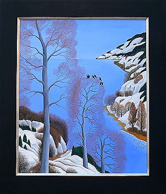"Bright Winter (Lake Constance Landscape)"