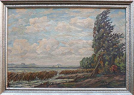 "View of Untersee with Hegauberge"