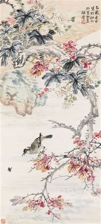 FLOWERS AND BIRDS