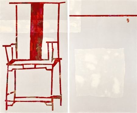 A Red Line (Double Work)