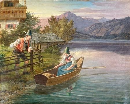 On the lake shore