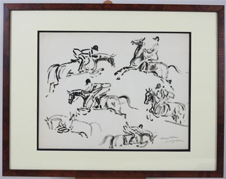 Six studies for the jumping. by Marie P Lagosse - Auction record, sale price, and art valuation. Compare with similar artists and explore comparable artworks.