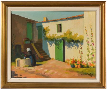 Painter's House at the River (Les Portes), Île de Ré by Louis Suire - Auction record, sale price, and art valuation. Compare with similar artists and explore comparable artworks.