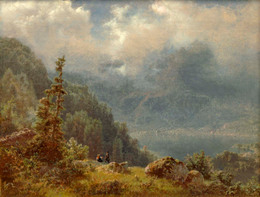 Above the Mountain Lake (Vierwaldstättersee)