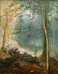Sample artwork by Jan B Minarik (1862 - 1937), known for landscape, architectural view, cityscape and still life painting - View similar artists and auction records