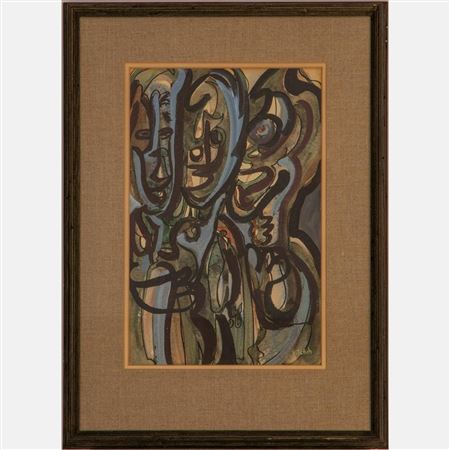 Figures by Edmund Tetteh - Auction record, sale price, and art valuation. Compare with similar artists and explore comparable artworks.