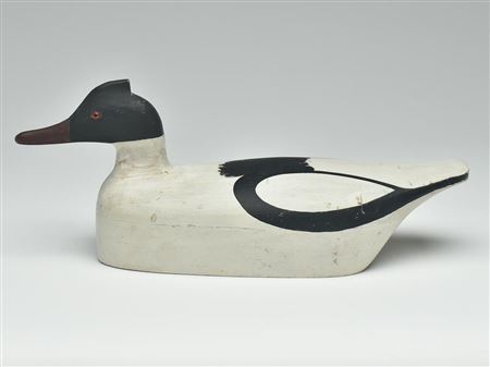 Sample artwork by John Baldwin (1868 - 1938), known for flying duck decoy carving - View similar artists and auction records
