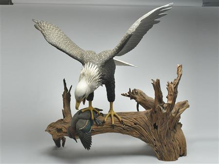 Full size decorative bald eagle
