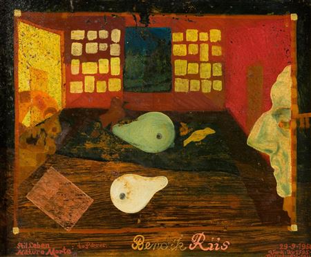 Style Leben Nature Morte: Two Pears by Bendik Riis - Auction record, sale price, and art valuation. Compare with similar artists and explore comparable artworks.