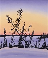 SUNSET & SPRUCE, OSPWAGAN LK.