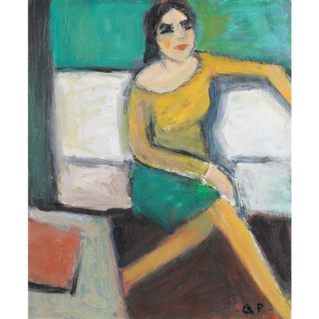 "Laura" by Alan Post - Auction record, sale price, and art valuation. Compare with similar artists and explore comparable artworks.