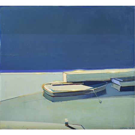 "Blue Boats," 1990