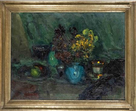 Flower still life by Theodor Hummel - Auction record, sale price, and art valuation. Compare with similar artists and explore comparable artworks.