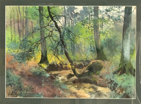 Summer woodland by Stanislas Warnie - Auction record, sale price, and art valuation. Compare with similar artists and explore comparable artworks.