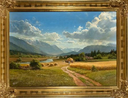 Sample artwork by Wolfgang Heinz (1930 - 2006), known for painting, landscape, genre - View similar artists and auction records