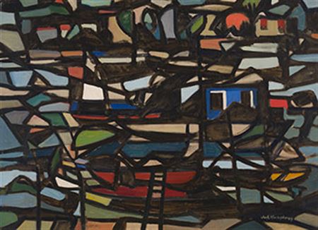 Landscape Based on Black (Billancourt-St. Cloud)