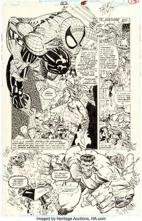 Erik Larsen Spider-Man #22 Story Page 15 Original Art (Marvel, 1992)
