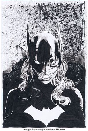 Batgirl #16 Cover Original Art (DC, 2013)
