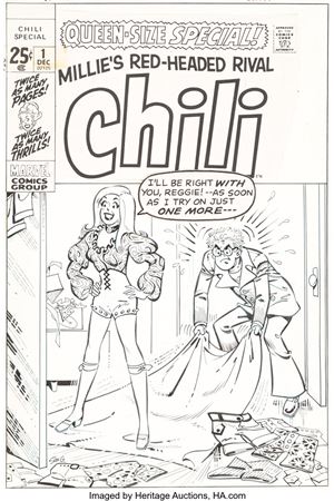 Chili Annual #1 Cover Original Art (Marvel, 1971)