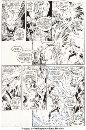 Uncanny X-Men #281 Story Page 17 Original Art (Marvel, 1991)