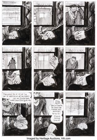 From Hell #5 Chapter 8 Story Page 35 Original Art (Mad Love Publishing, 1994)