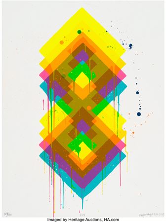 808 by Maya Hayuk - Auction record, sale price, and art valuation. Compare with similar artists and explore comparable artworks.