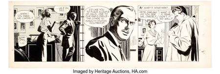 Leonard Starr On Stage Daily Comic Strip Original Art dated 11-20-57 (Chicago Tribune Syndicate, 1957)