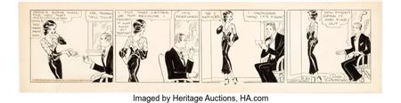 Russ Westover Tillie the Toiler Daily Comic Strip Original Art dated 3-21-32 (King Features Syndicate, 1932) by Russell Westover - Auction record, sale price, and art valuation. Compare with similar artists and explore comparable artworks.