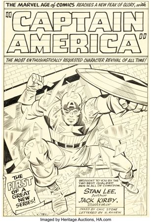Sample artwork by Jack Kirby (1917 - 1994), known for cartoons, comic-book art, illustration - View similar artists and auction records