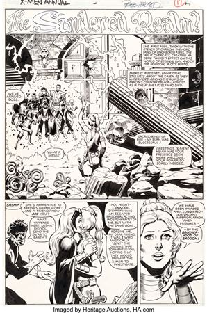 Brent Anderson and Bob McLeod X-Men Annual #5 Story Page 13 Original Art (Marvel, 1981)