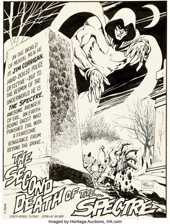 Jim Aparo Adventure Comics #440 Complete 12-Page Story The Spectre Original Art (DC, 1974)