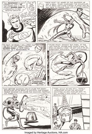 Dick Ayers Strange Tales #115 Story Page 3 Sandman Original Art (Marvel, 1963)
