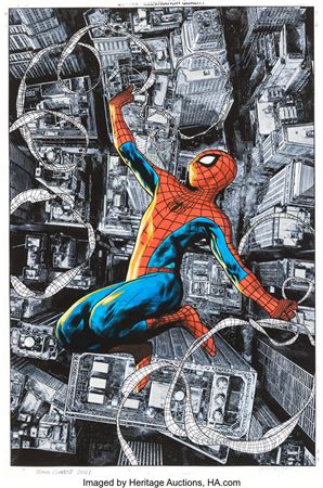 Travis Charest Amazing Spider-Man #1 Variant Cover Original Art (Marvel, 2022)