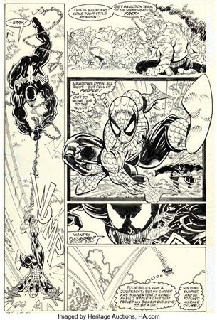 Erik Larsen and Keith Wilson Amazing Spider-Man #332 Story Page 18 Original Art (Marvel, 1990)