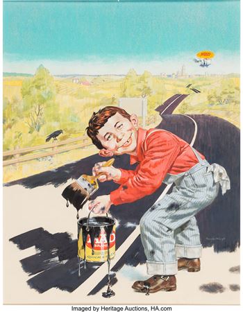 Norman Mingo Mad #96 Cover Painting Original Art (EC, 1965) by Norman Mingo - Auction record, sale price, and art valuation. Compare with similar artists and explore comparable artworks.
