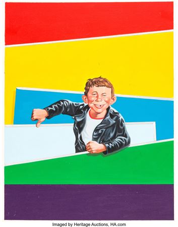 Bob Clarke MAD Special #53 Cover Alfred E. Neuman Original Art (EC, 1985)